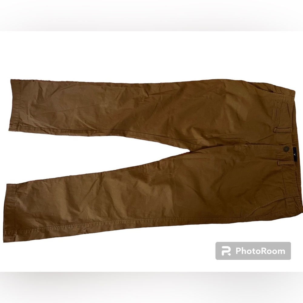 American Eagle 36 x 31 Slim Straight pants brown Measurements in photos Classic